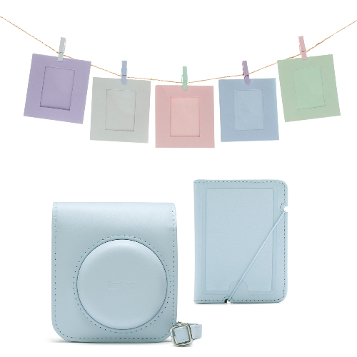 Kit de accesorios Fujifilm INSTAX mini 12 - Azul pastel