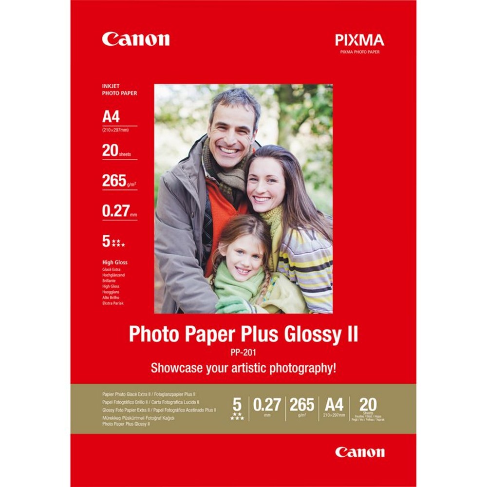 Papel Fotográfico Canon Canon PP-201 A4 20 hojas