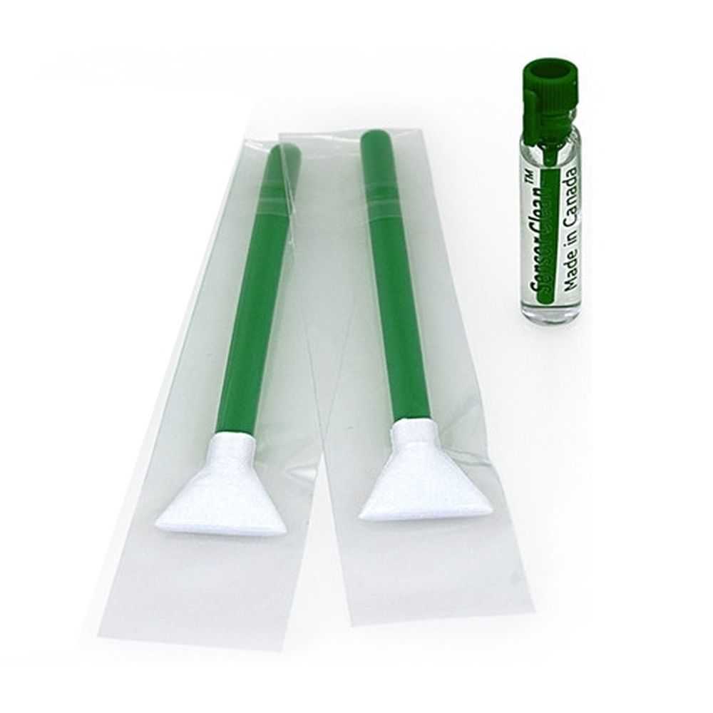 Visible Dust Kit de limpieza de sensores EZ Mini 1,0 ml Sensor Clean + 1,6x/16 mm MXD-100 Vswabs verdes