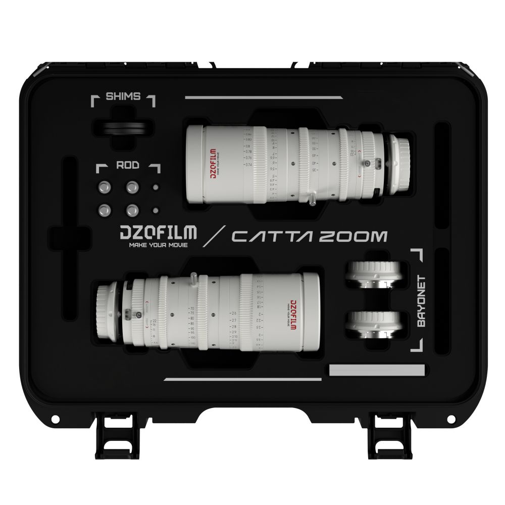Paquetes DZOFilm Catta ZOOM 18-35/35-80 T2.9 - Montura E (blanco)