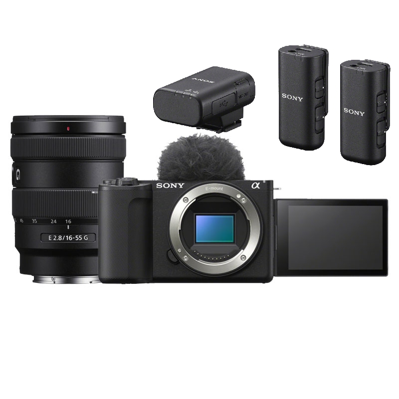 Sony ZV-E10 II + 16-55 mm F/2,8 G + micrófono ECM-W3
