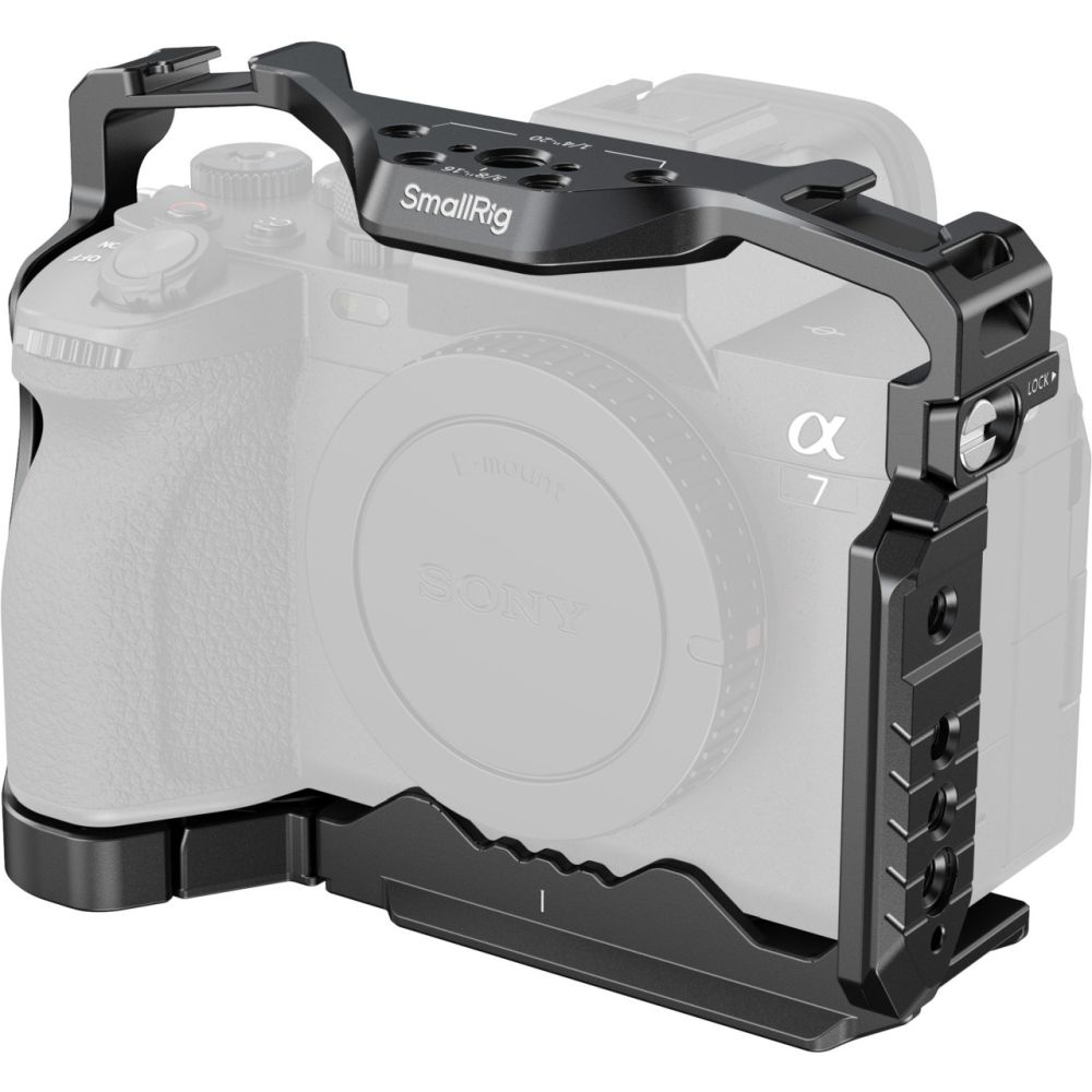 Jaula SmallRig 5583 con ranura para Airtag para Sony Alpha 7R V / 7 IV / 7S III / 1 / 7R IV