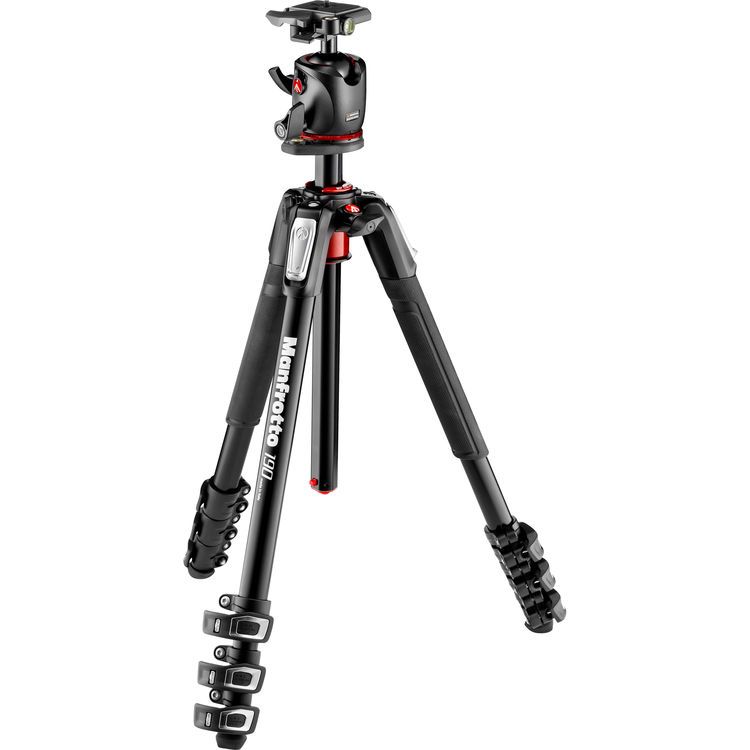 Kit trípode Manfrotto MK190XPRO4-BHQ2