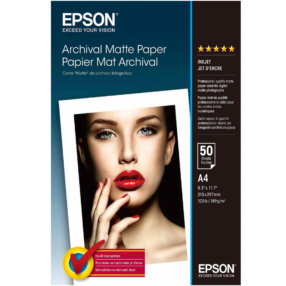 Epson Archival Matte A4 50 hojas