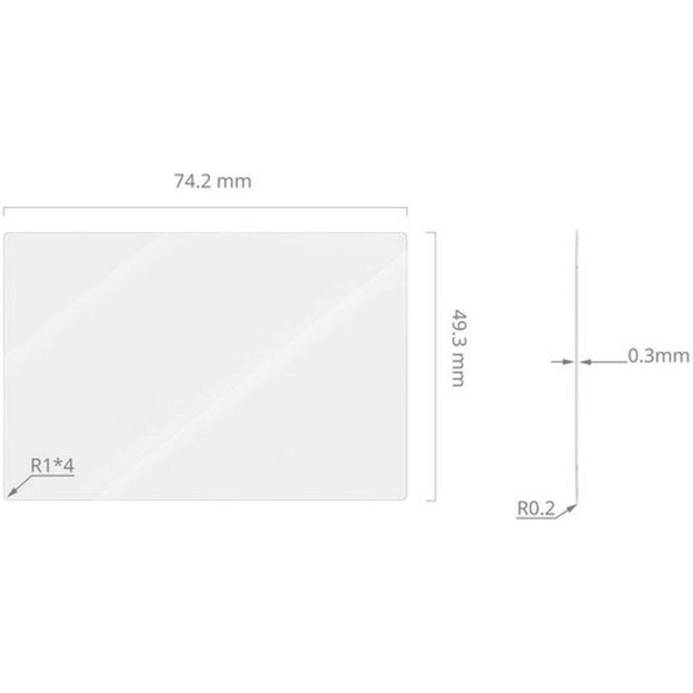 Protector de pantalla SmallRig 5803 para FUJIFILM X100VI / X100V / X-E4 / X-T4 / X-T5 / RICOH GR IV