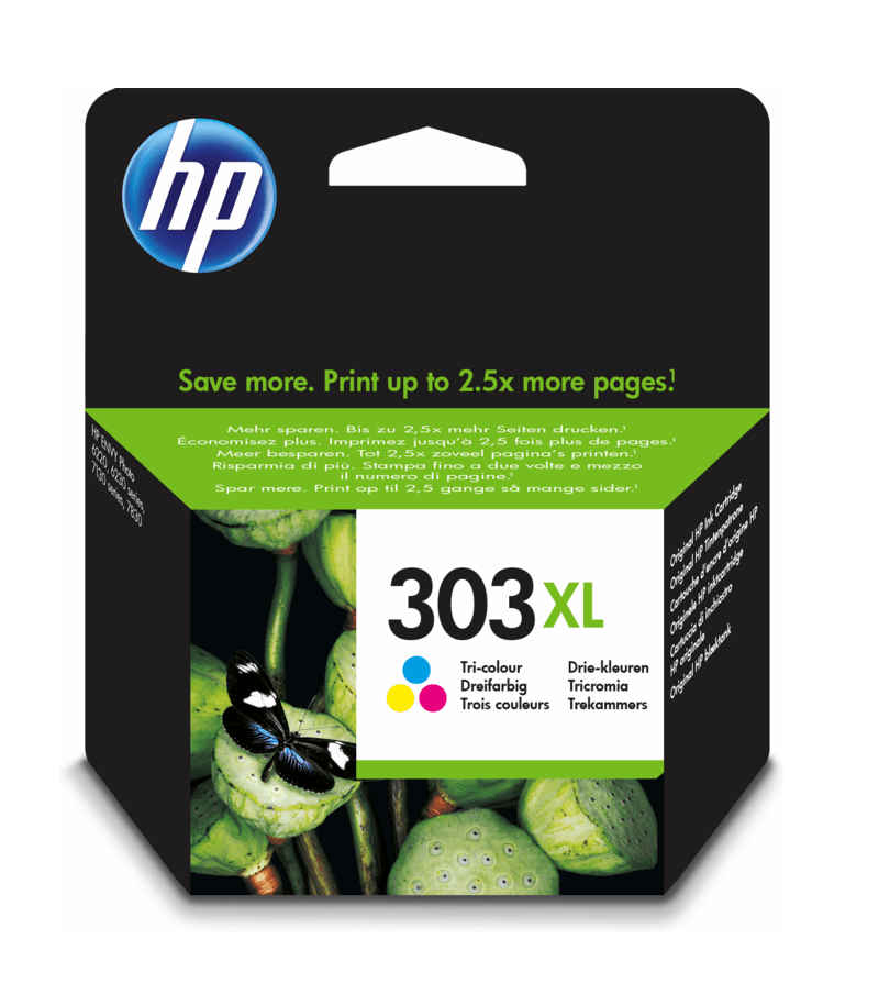 Cartucho de tinta tricolor HP 303XL