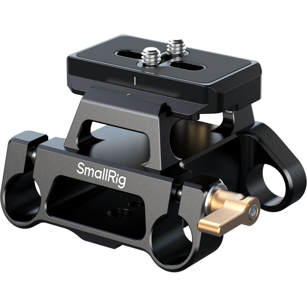 Kit de placa de montaje tipo arca SmallRig 5365 con abrazadera de varilla doble de 15 mm