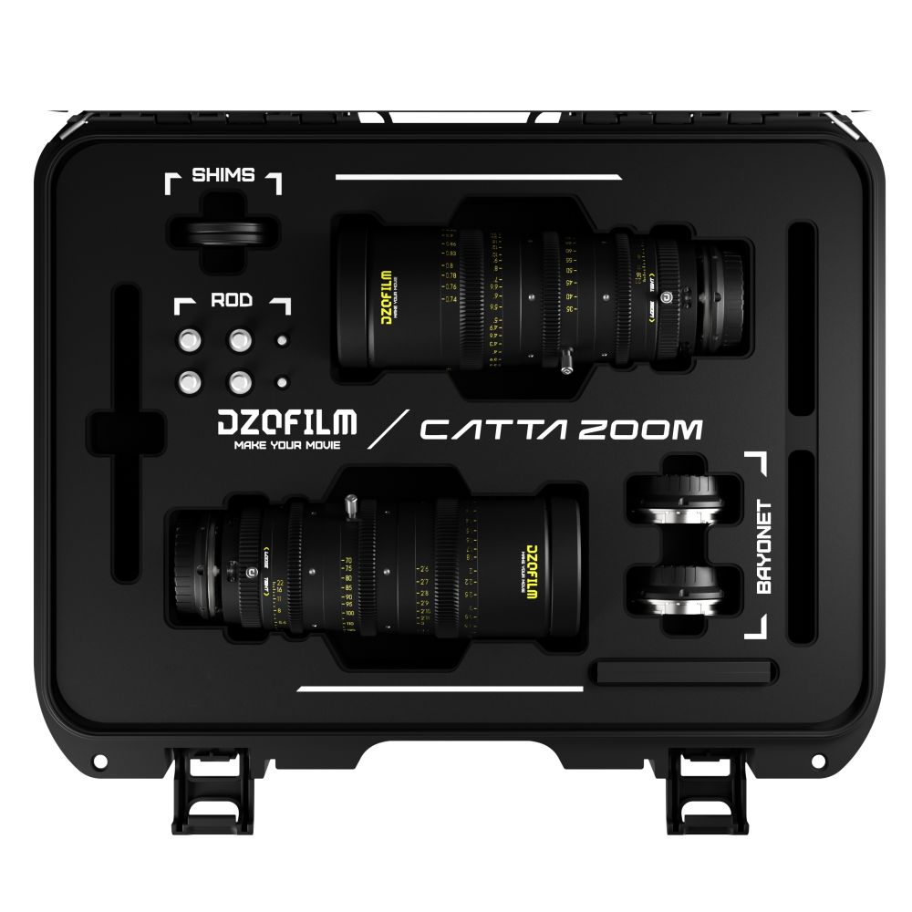 Paquetes DZOFilm Catta ZOOM 18-35/35-80 T2.9 - Montura E (negro)