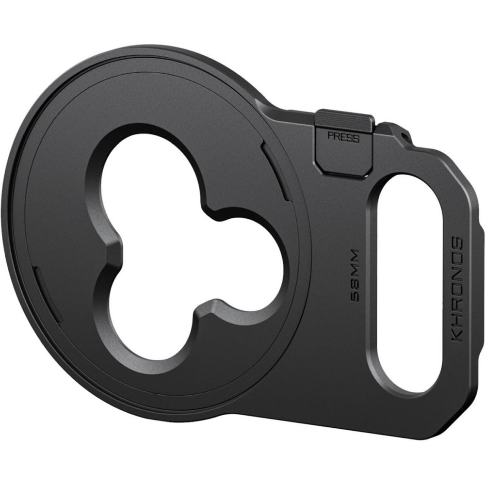 Bandeja de filtro Tilta Khronos de 58 mm para iPhone 17 Pro Max - Gris espacial