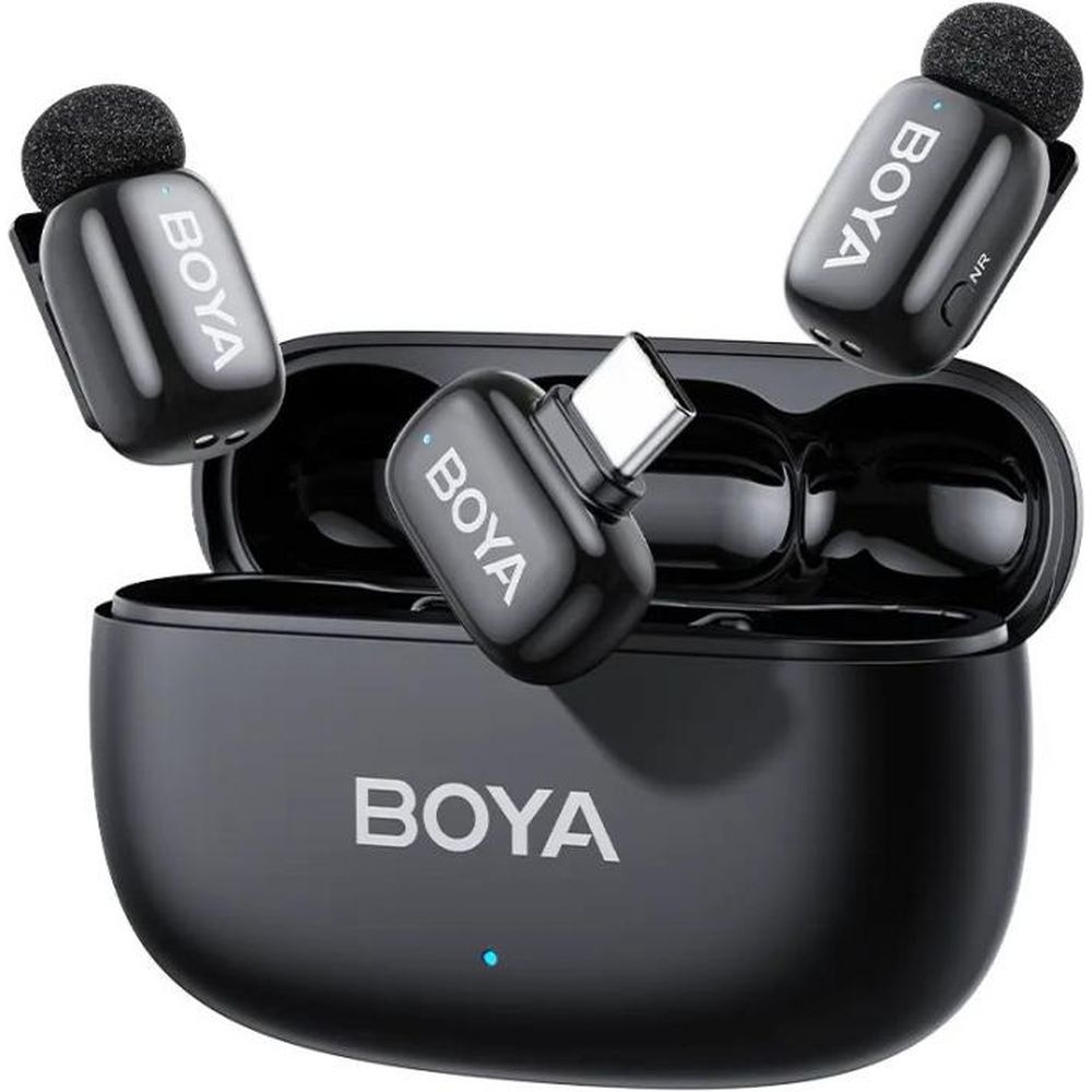 Boya Mini 2 (2 TX + 1 RX USB-C + 1 RX Lightning) negro