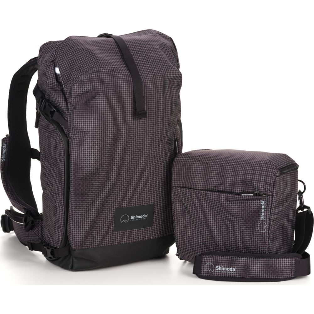 Mochila Shimoda Sidecountry 28 Starter Kit - blanco/negro - 520-351