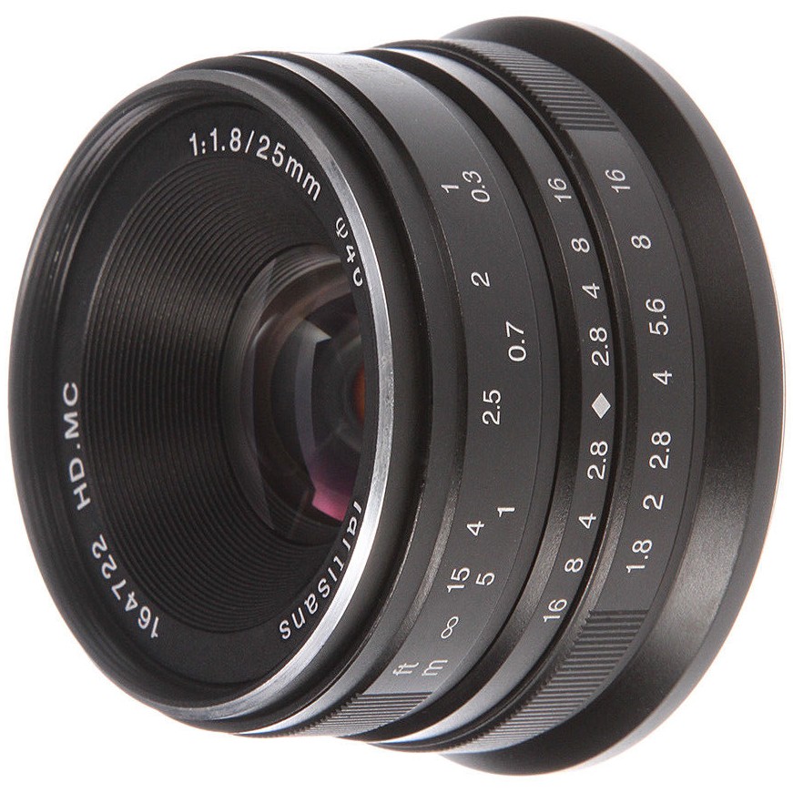 7artisans 25mm F/1.8 Negro para Sony Montura E