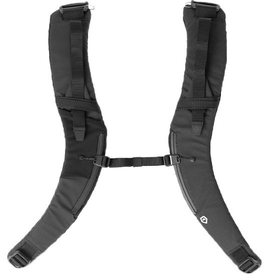 WANDRD Correas de hombro para trekking S/M Negro