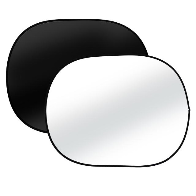 Bresser TR-3 Fondo Plegable 2-Caras 150x200cm Negro/Blanco