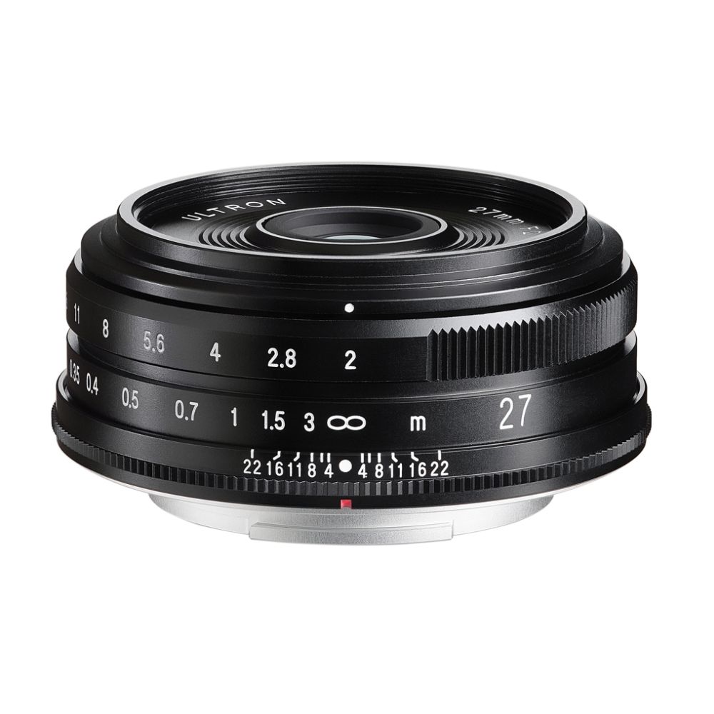 Voigtlander Ultron 2.0/27 mm, lente negra con montura X