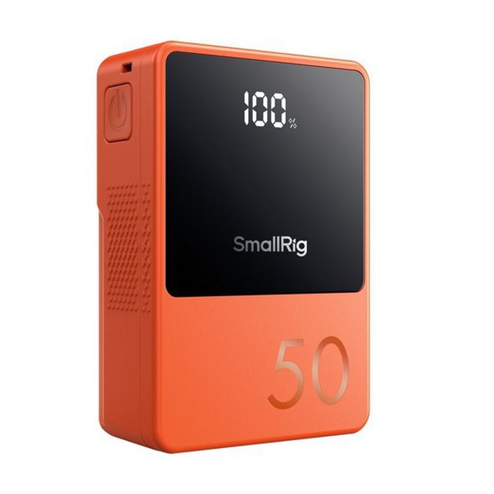 SmallRig 4871 VB50 mini V Mount Batería naranja