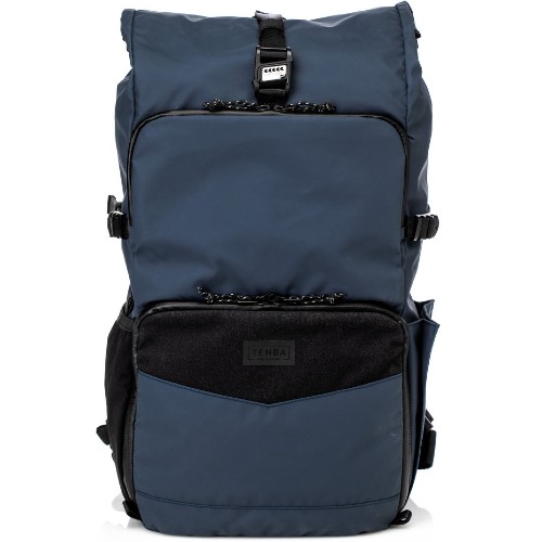 Tenba Backpack - DNA 16 DSLR - Blue is suitable for a mirrorless or DSLR camera with 4 to 6 lenses and a laptop up to 16" (40&nbsp;cm).