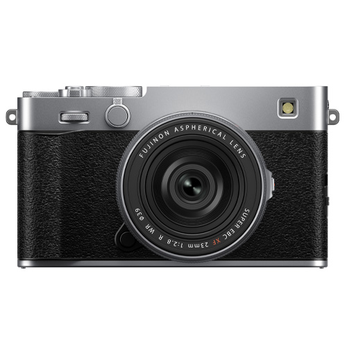 Fujifilm X-E5 + XF 23mm F/2.8 R WR plateada