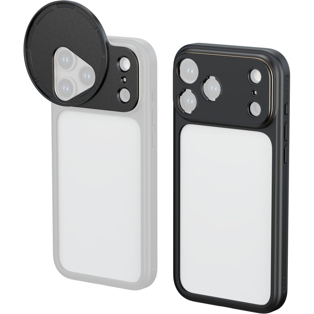 Funda protectora ligera para fotografía SmallRig 5790 FilMov para iPhone 17 Pro, negra