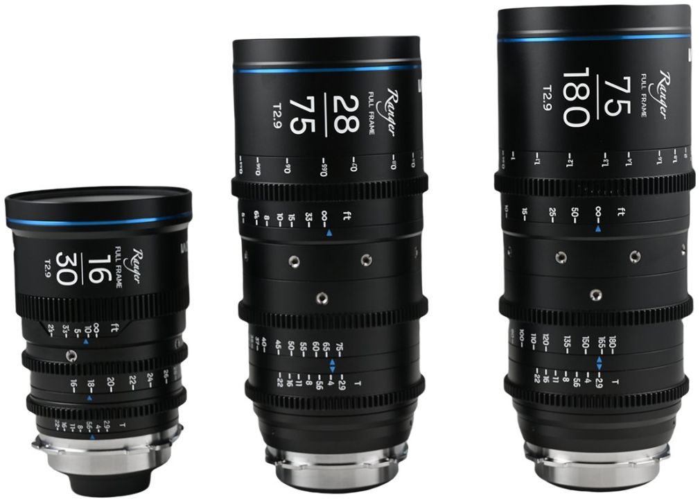 Paquete de 3 objetivos Laowa Ranger (16-30/28-75/75-180) FF - Arri PL/ EF