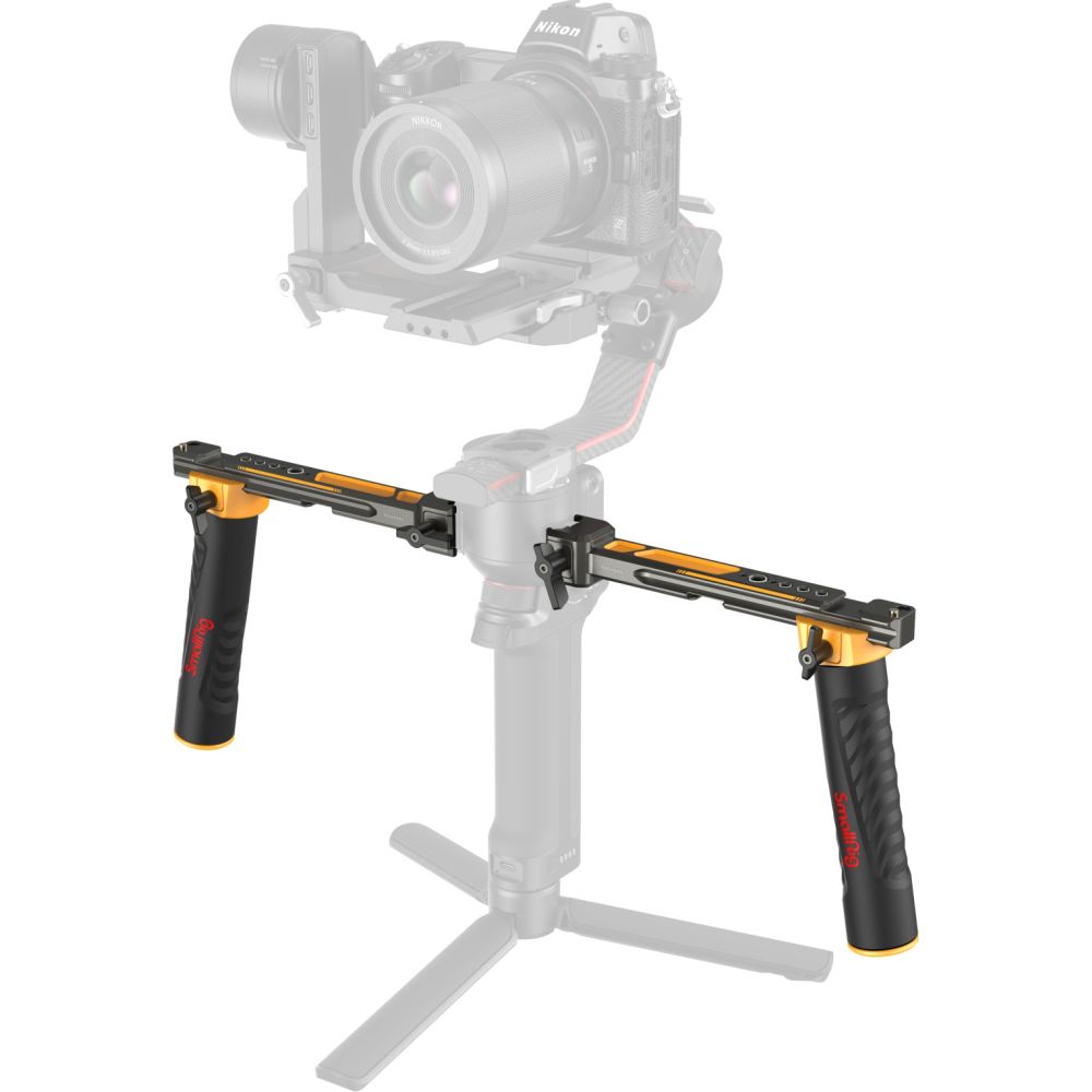 Empuñadura doble SmallRig 5526 para DJI RS 2 / RSC 2 / RS 3 / RS 3 Pro / RS 4 / RS 4 Pro "Edición BumbleBee