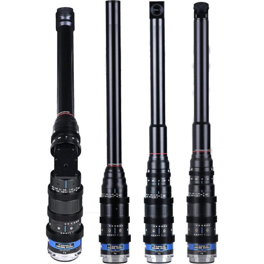 Paquete de 4 lentes Laowa Probe Zoom 15-24mm T8 (DV+35+90+PP) Arri PL