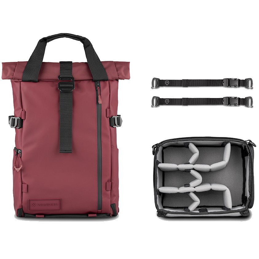 Mochila WANDRD PRVKE Photo Bundle V4 - Rhone Burgundy - 21L
