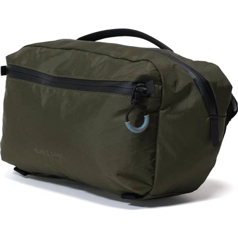 Bolso bandolera Gura Gear Kiboko City de 6 litros con inserto (verde bosque)