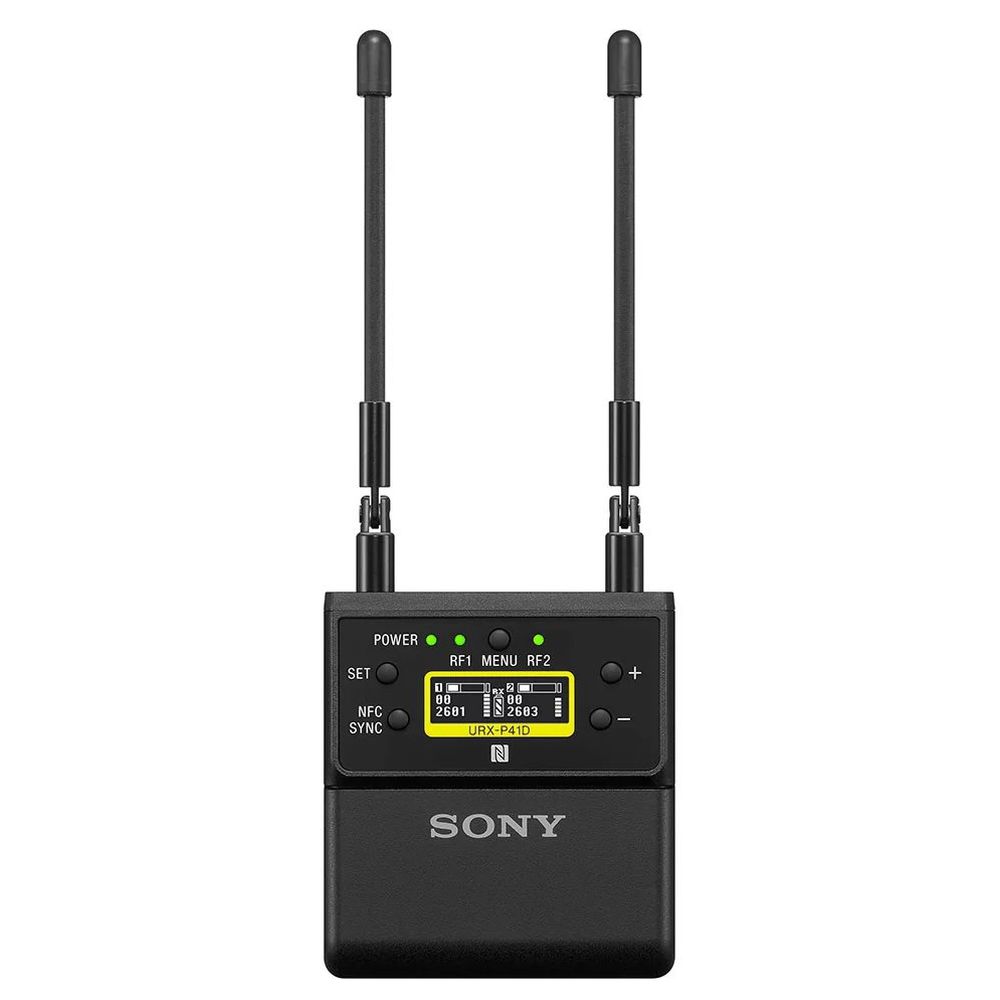 Receptor dual de micrófono inalámbrico Sony URX-P41D/K21