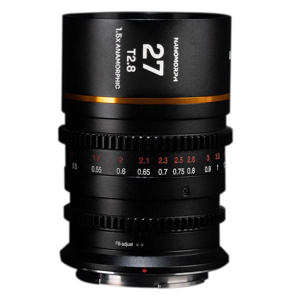 Laowa Nanomorph 27mm T2.8 1.5X S35 (Ámbar) (Cine) Sony E