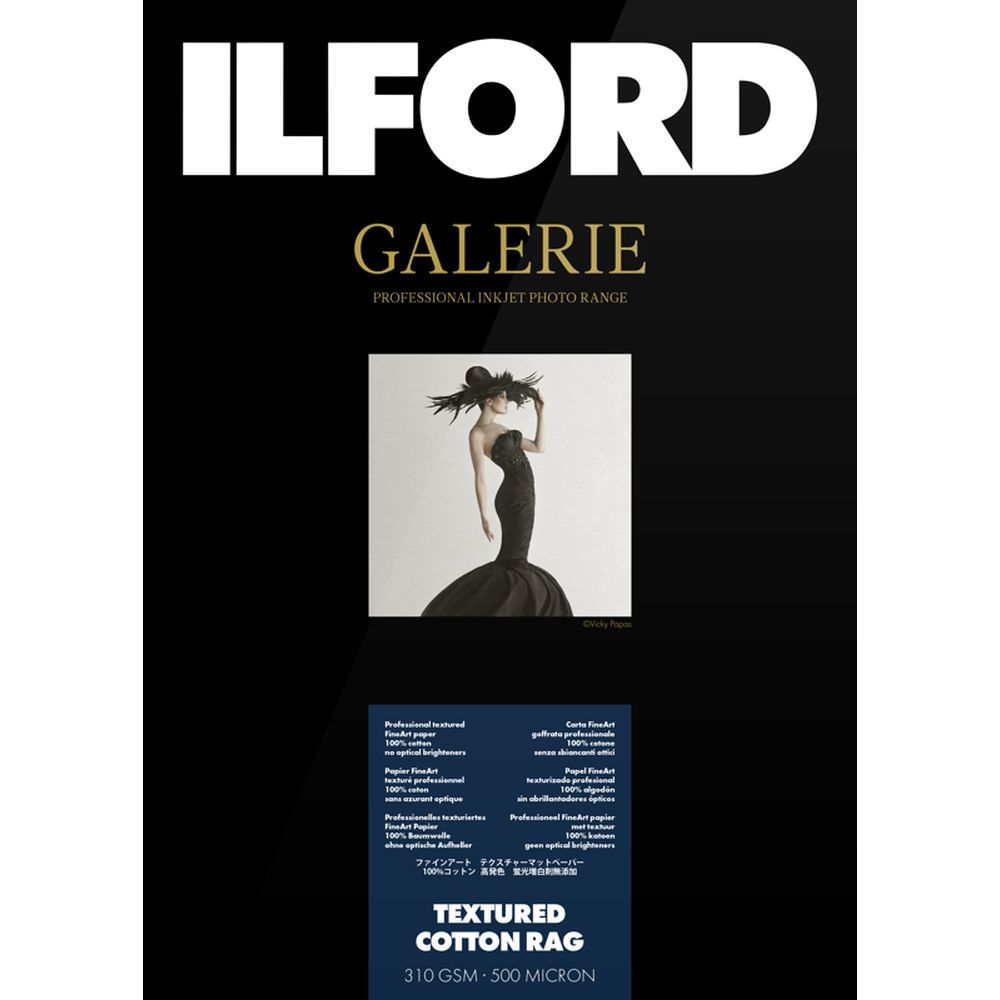 Ilford GALERIE Prestige Trapo de algodón texturado A4 25 hojas