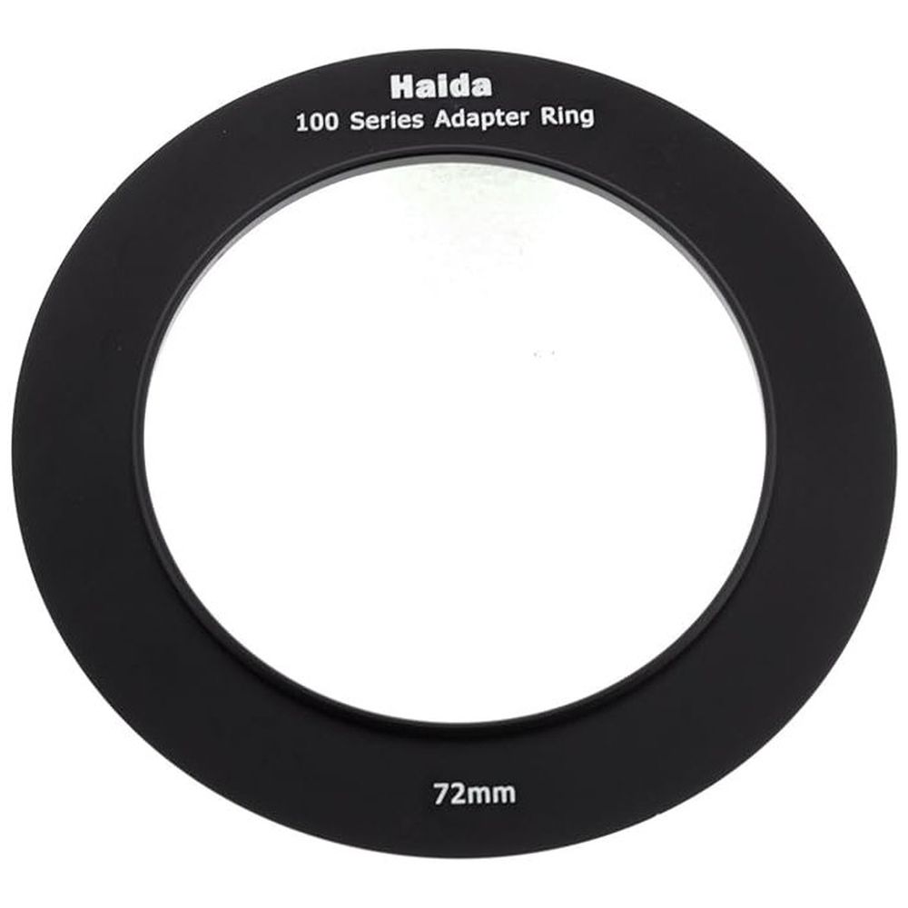 Anillo adaptador de metal Haida para portafiltros serie 100 72 mm