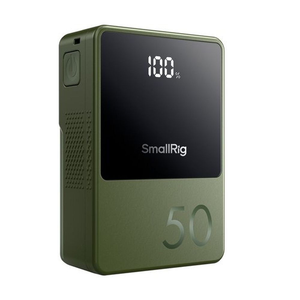 Batería SmallRig 4872 VB50 mini V Mount verde