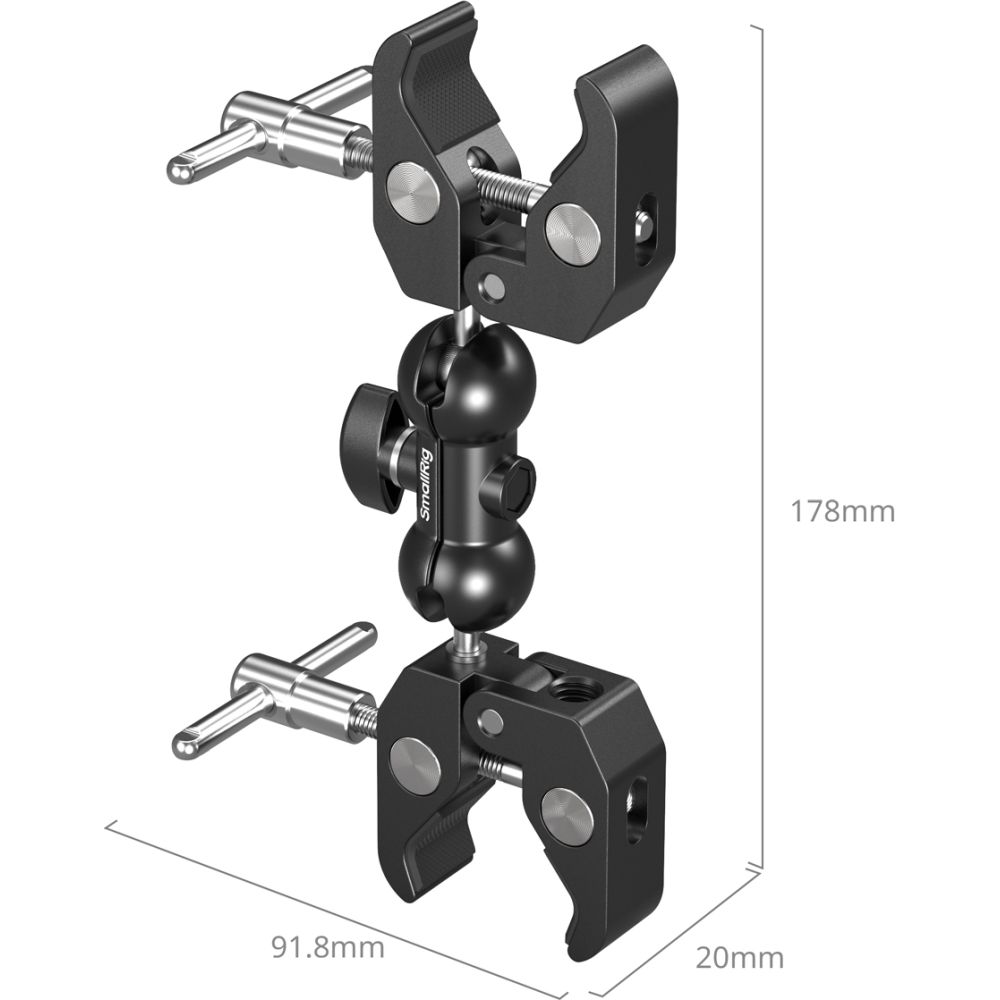 Pinza de doble cabeza en forma de cangrejo SmallRig 5331