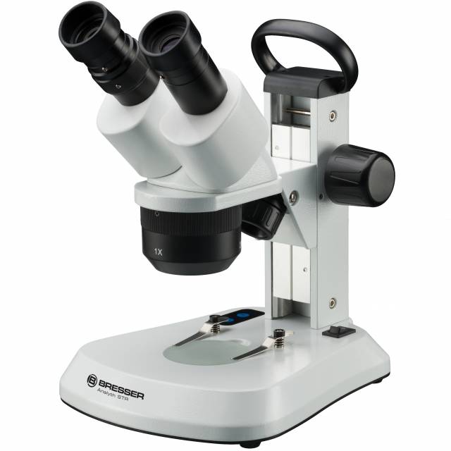 BRESSER Analyth STR 10x - 40x Microscopio estereoscópico con iluminación ampliada y oculta