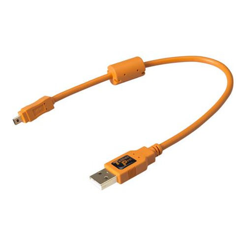 Tether Tools TetherPro USB A a Mini-B 8pin 30cm oranje