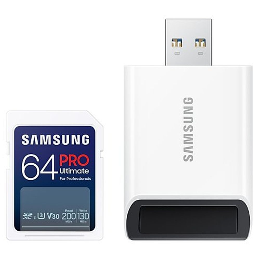 Samsung SD PRO Ultimate 64GB con lector