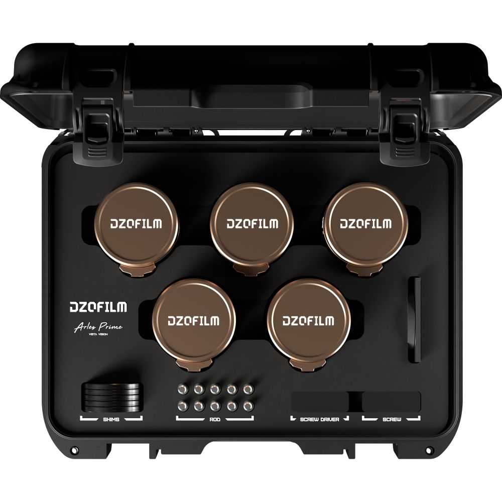 Objetivo de cine DZOFilm Arles Lustre 14/21/25/35/40/50/75/100/135/180 mm FF/VV Prime (montura PL, medidor)