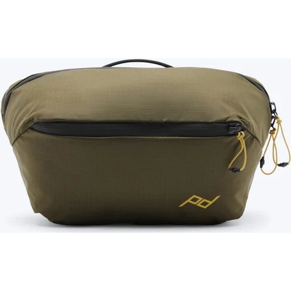Mochila bandolera Peak Design Outdoor de 4 litros color alga marina