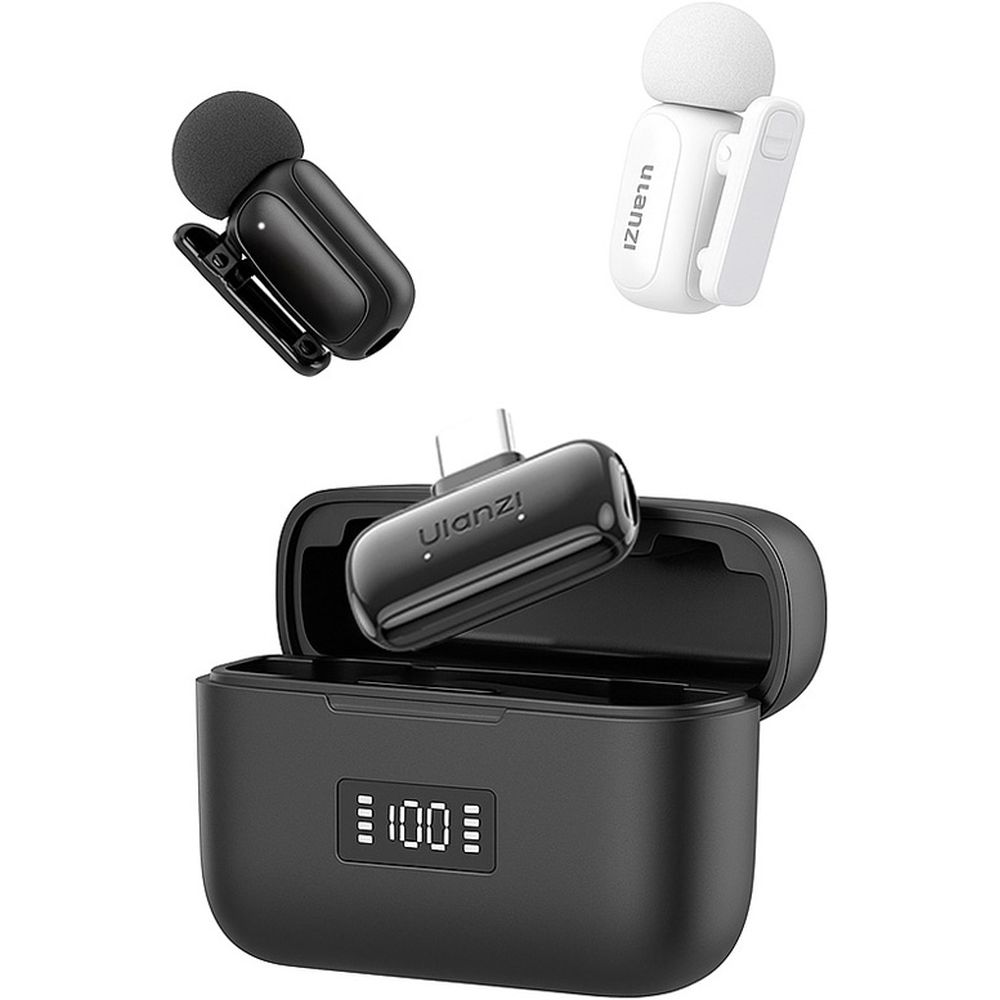 Micrófono inalámbrico Ulanzi A200 Mini Mic USB-C - Negro/Blanco