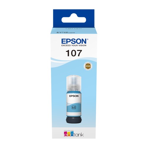 Botella de tinta cian claro EPSON 107 EcoTank