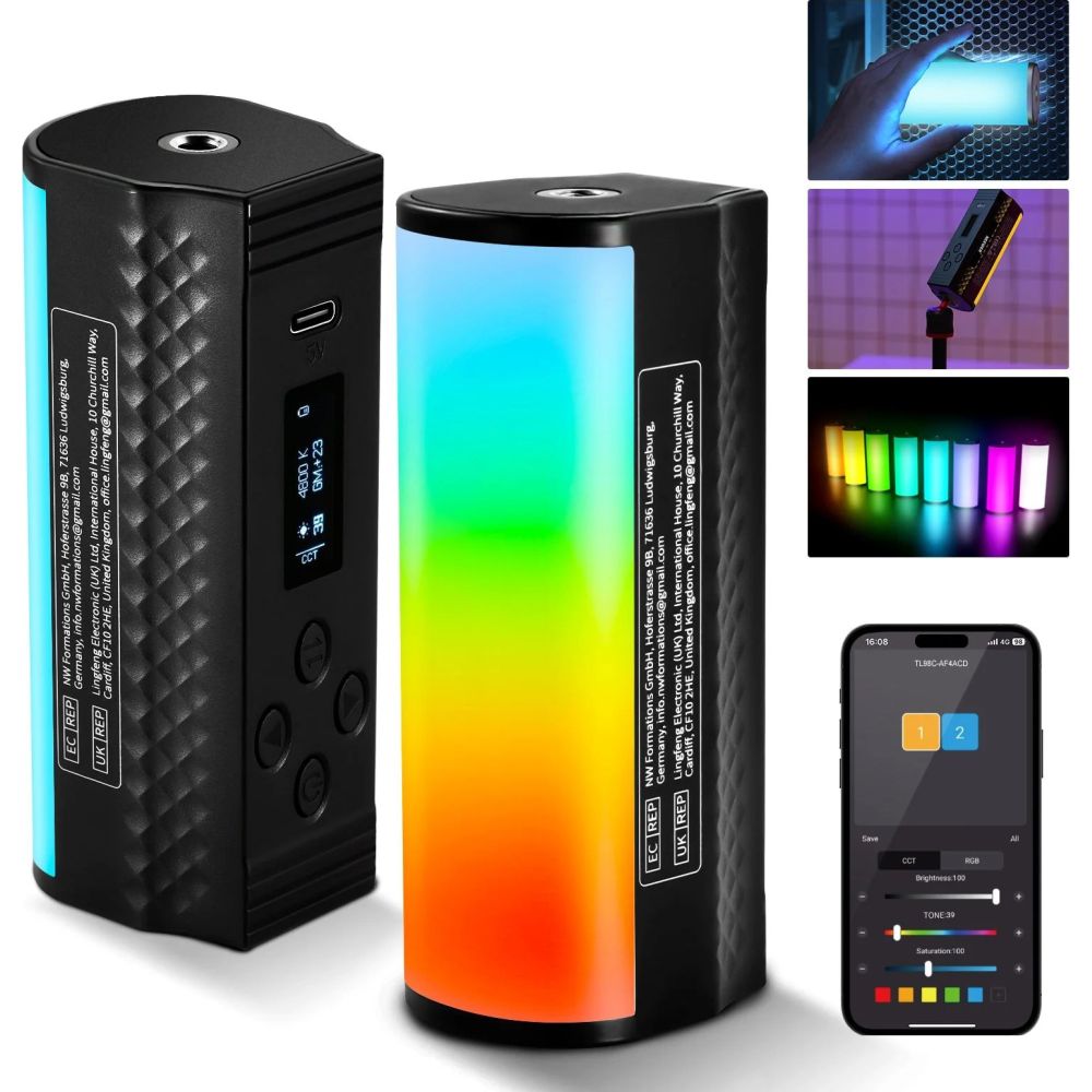 Tubo de luz RGB magnético Neewer TL98C de 6 W y 108 cm