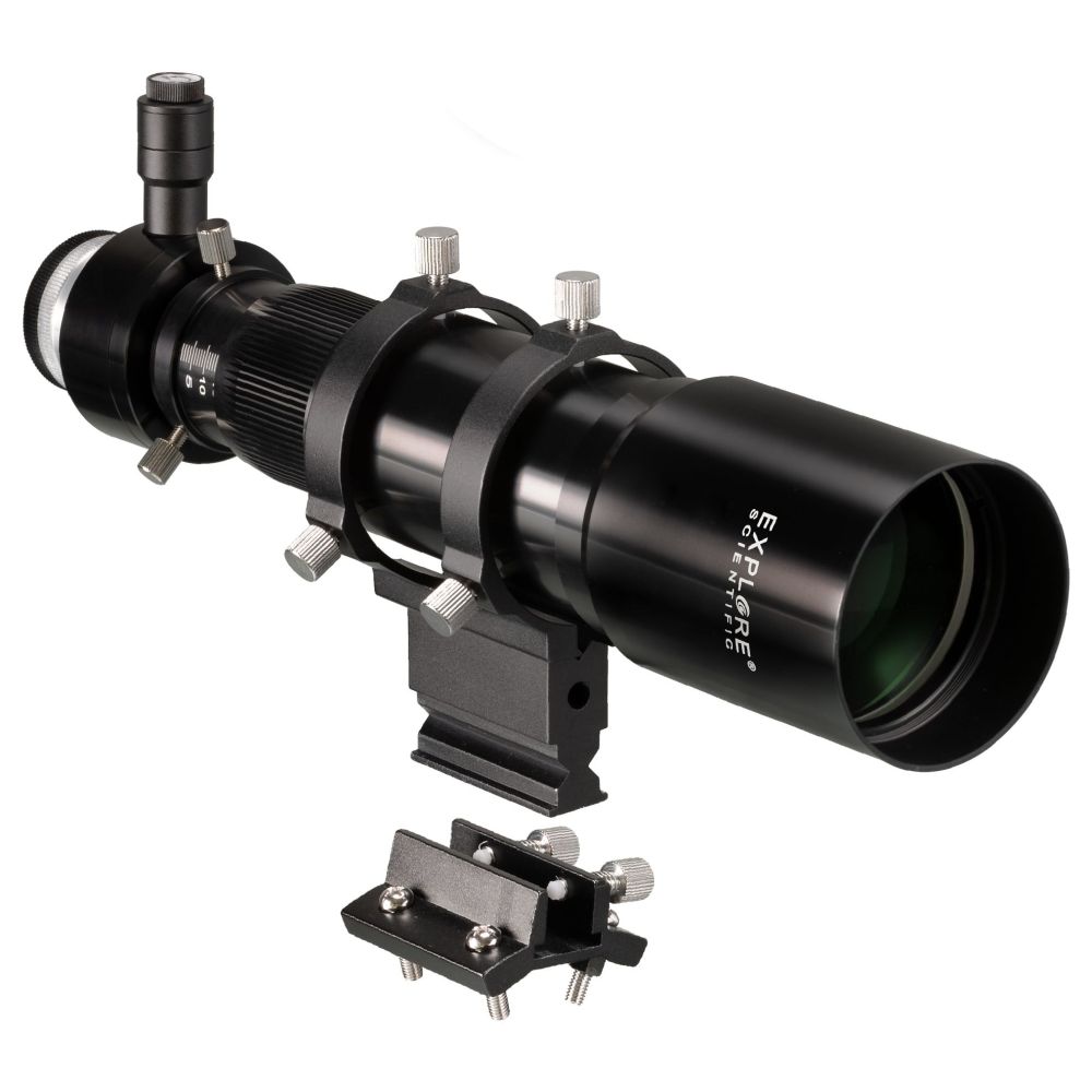 Explore Scientific 10x60 Visor y Anteojo con Enfocador Helicoidal 1,25/T2