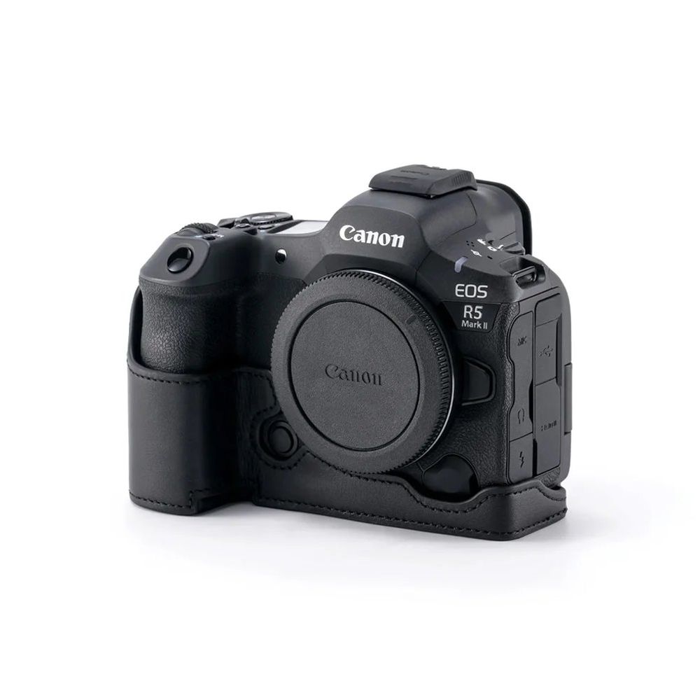 Funda de piel Tilta para Canon R5 Mark II - negro