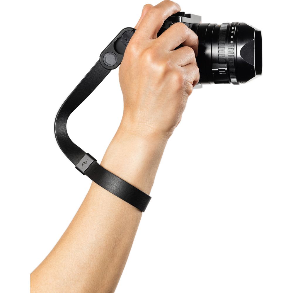 Correa de cuero para cámara Peak Design Cuff, color negro