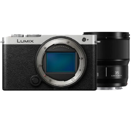 Panasonic Lumix S9 Cuerpo plateado/negro + Lumix S 35mm F/1.8