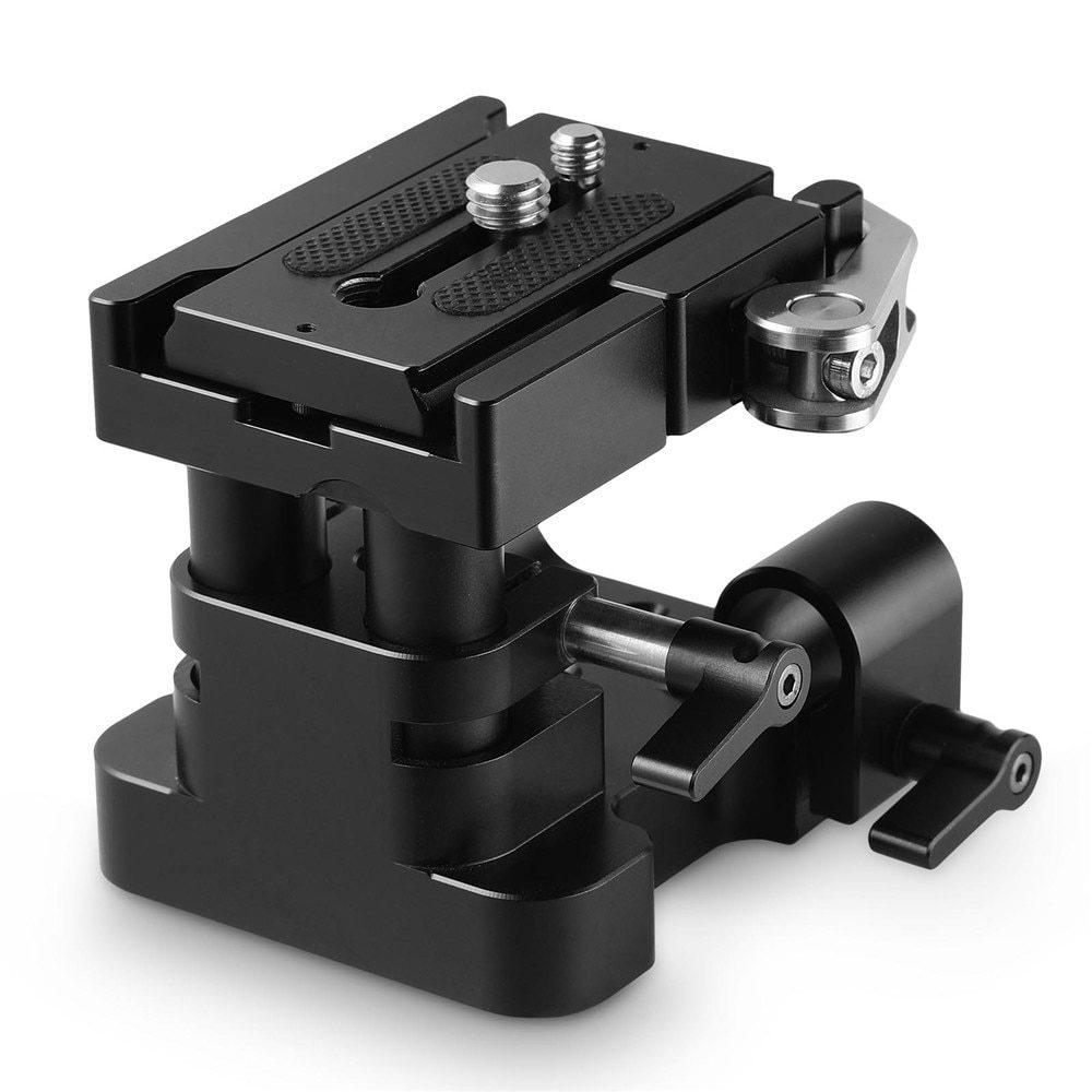 SmallRig 2092 Sistema de Placa Base Soporte de Raíl de 15 mm Universal
