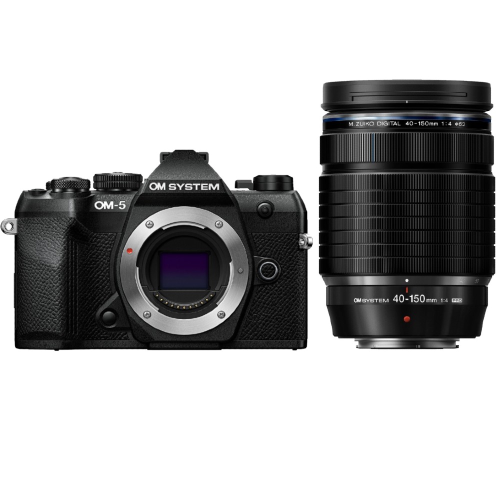 OM SYSTEM OM-5 II negro + ED 40-150mm F/4.0 PRO
