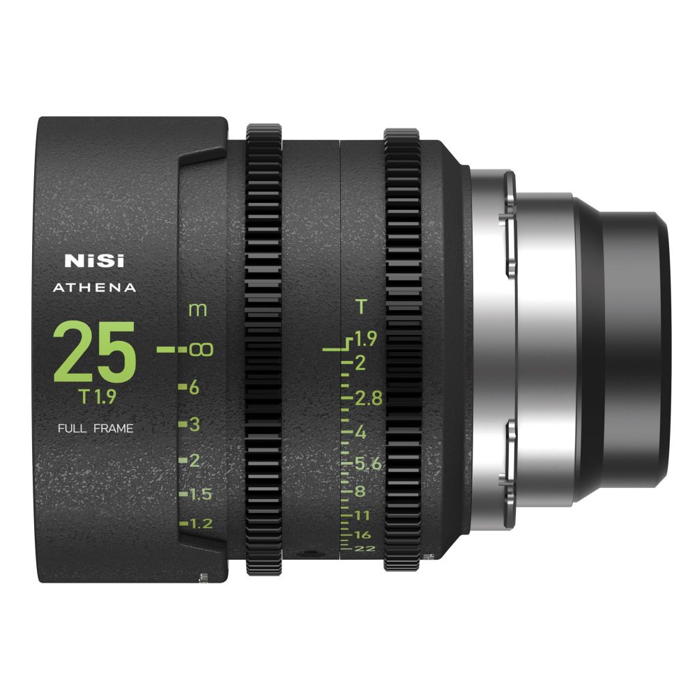 Lente de cine de fotograma completo ATHENA PRIME NiSi 25 mm T1.9 (montaje PL)