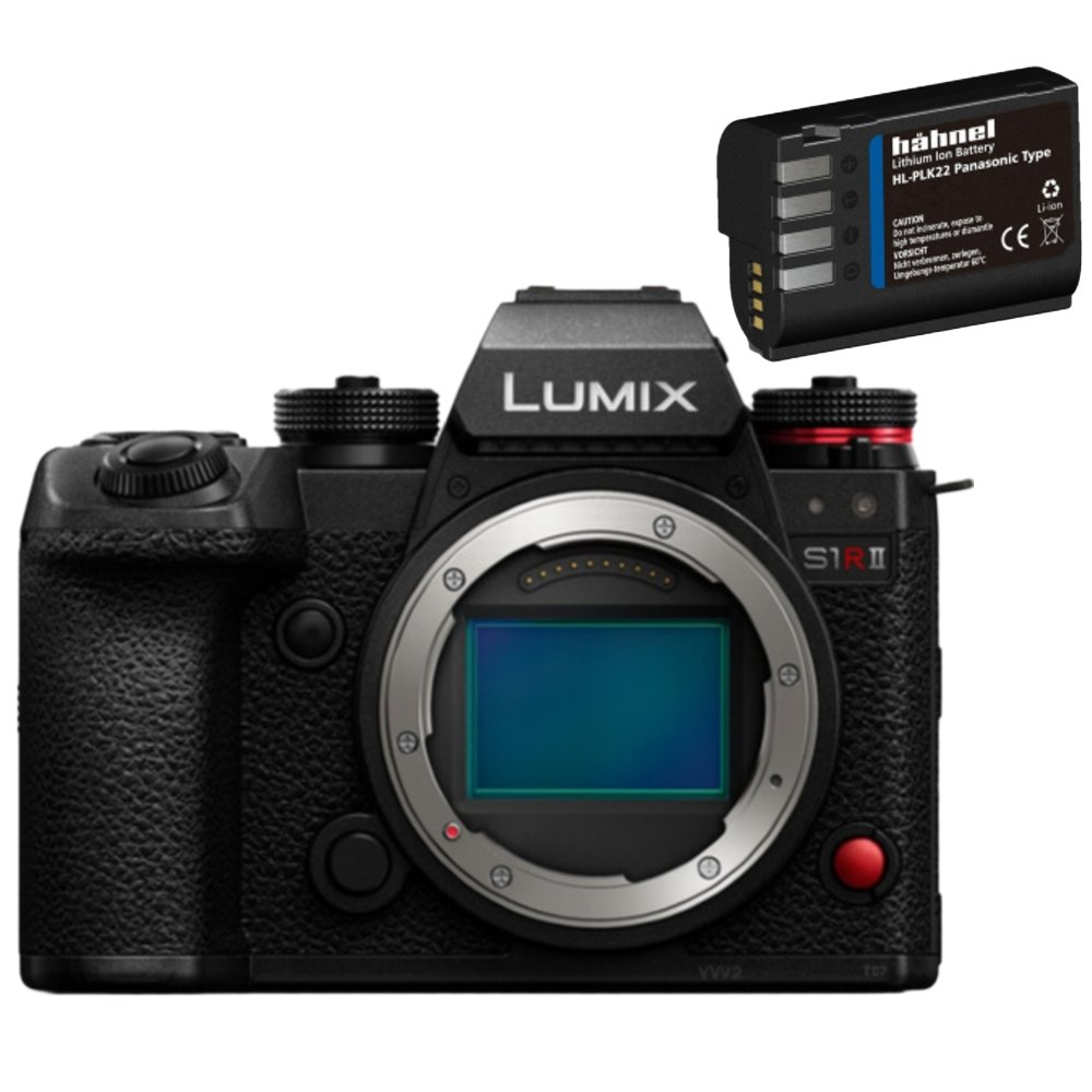Cuerpo Panasonic Lumix DC-S1R mark II + batería Hahnel DMW-BLK22
